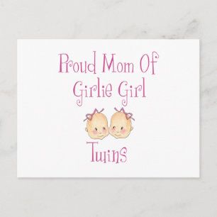 Proud mama van Girl Twins Briefkaart