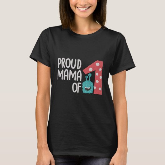 Proud Mama van One T-shirt (Voorkant)
