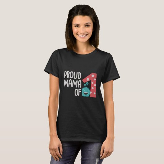 Proud Mama van One T-shirt (Voorkant volledig)