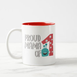 Proud Mama van One Tweekleurige Koffiemok