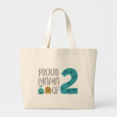 Proud Mama van Two Canvas tas (Voorkant)