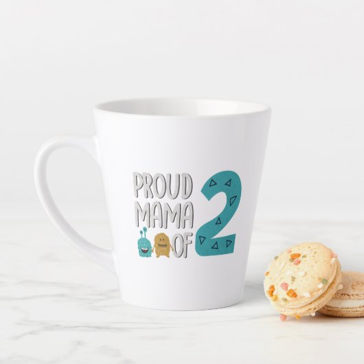 Proud Mama van Two Latte Mok (In situ)