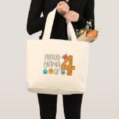 Proud Mama van Vier Grote Tote Bag (Voorkant (product))