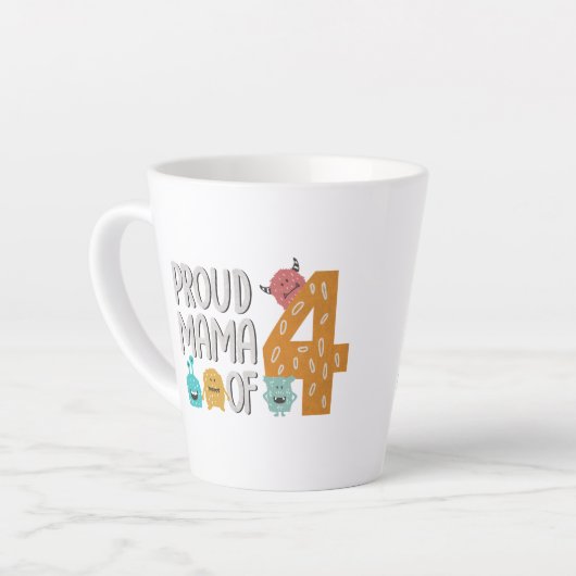 Proud Mama van Vier Latte Mok (Linkerhoek)