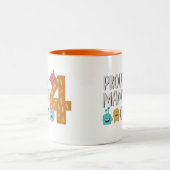 Proud Mama van Vier Tweekleurige Koffiemok (Center)