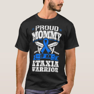Proud mammie van een Ataxia Warrior Awareness Ribb T-shirt
