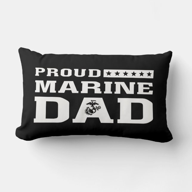 Proud Marine Dad Kussen (Voorkant)