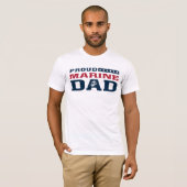 Proud Marine Dad T-shirt (Voorkant volledig)