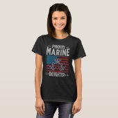 Proud Marine Daughter T-shirt (Voorkant volledig)