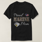 Proud Marine Mam T-shirt (Design voorkant)