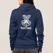 Proud Maritimer anchor octopus Lighthouse route Hoodie (Achterkant)