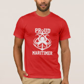 Proud Maritimer anchor octopus Lighthouse route T-shirt (Voorkant)