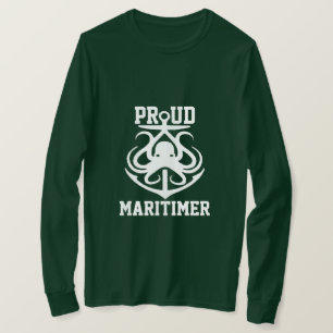 Proud Maritimer anchor octopus Lighthouse route T T-shirt