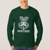 Proud Maritimer anchor octopus Lighthouse route T T-shirt (Voorkant)