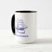 Proud Maritimer Nova Scotia mok koffie (Voorkant links)