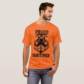 Proud Maritimer t-shirt octopus Lighthouse route (Voorkant volledig)