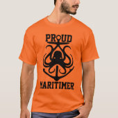 Proud Maritimer t-shirt octopus Lighthouse route (Voorkant)