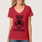 Proud Maritimer t-shirt octopus Lighthouse route (Voorkant)