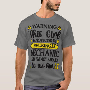 Proud Mechanic Wife Gifts Mechanic Vriendin T-shirt