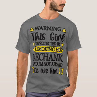 Proud Mechanic Wife Gifts Mechanic Vriendin T-shirt
