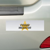 Proud Mediator Bumpersticker (Op auto)