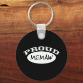 Proud Memaw (wit) Sleutelhanger (Voorkant)