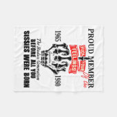 Proud Member Of The 1965-1980 Generation X Bad Gen Fleece Deken (Voorkant (Horizontaal))