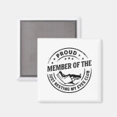 Proud Member Of The Just Resting My Eyes Club Dad  Magneet (Voorkant / Achterkant)