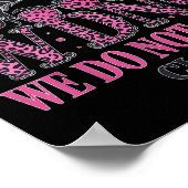 Proud Member Of Wdnc We Do Not Care Club Poster (Hoek)