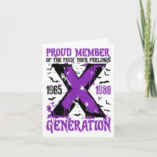 Proud Member X Generation For Your Feelings Hallow Kaart (Voorkant)