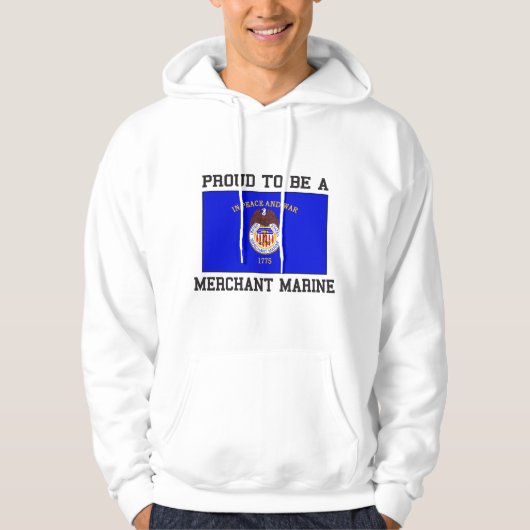 Proud Merchant Marine Hoodie (Voorkant)