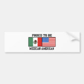 Proud Mexicaans Amerikaans Bumpersticker (Voorkant)
