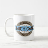Proud Michigan Native Beverage Mok Gift (Links)