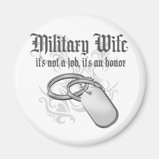 Proud Militaire vrouw Magneet