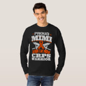 Proud Mimi Of A CRPS Warrior RSD Awareness Ribbon T-shirt (Voorkant volledig)
