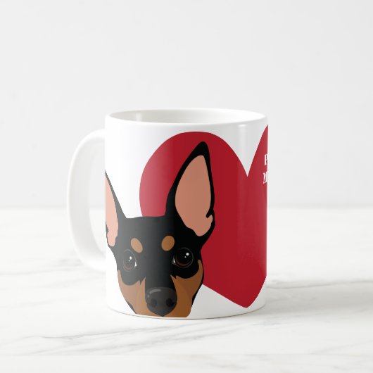 PROUD MIN PIN MOM / DAD Classic Coffee Mok (Voorkant links)