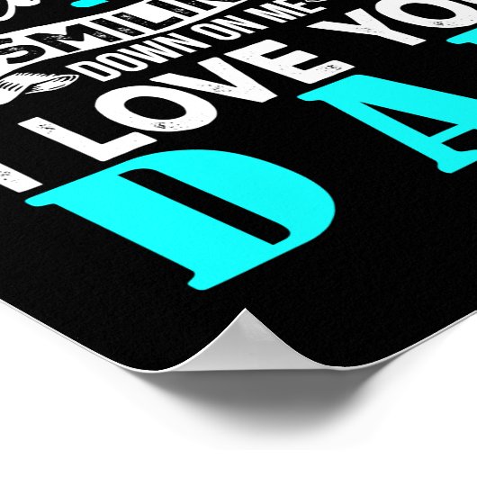 Proud m'n vader in de hemel, Happy Vaderdag Proud Poster (Hoek)