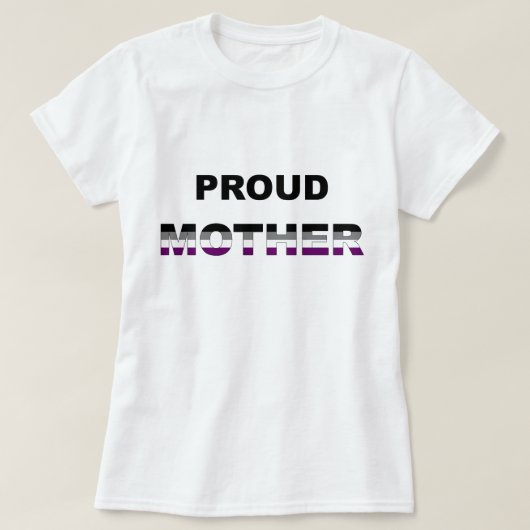 Proud Moeder Ace LGBT T-shirt (Design voorkant)