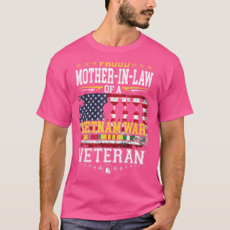 Proud-moeder in de wet Vietnam oorlogveteraan die T-shirt