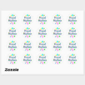 Proud Moeder Ronde Sticker (Vel)
