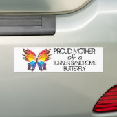 Proud moeder van een vlinderschildersyndroom bumpersticker (Op auto)