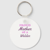 Proud Moeder van een Welder Sleutelhanger (Voorkant)