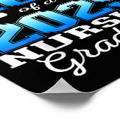 Proud Mom Cl Of 2025 Nursing Graduate Nurse  Poster (Hoek)