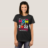 Proud Mom Class Of 2022 Phd 5th Grade Graduate Doc T-shirt (Voorkant volledig)