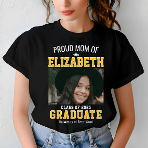 Proud Mom Class of 2025 Afstuderen Parent Custom T-shirt