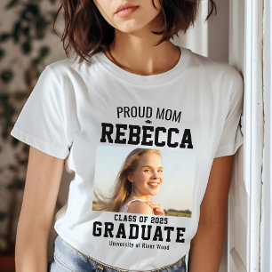 Proud Mom Class of 2025 Afstuderen Parent Custom T-shirt