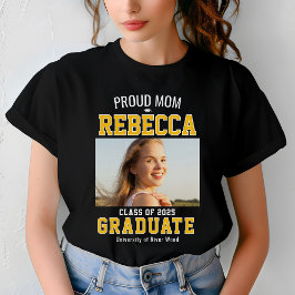 Proud Mom Class of 2025 Afstuderen Parent Custom T-shirt