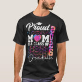 Proud Mom Class of 2026 Afstuderen Senior 2026 Str T-shirt (Voorkant)