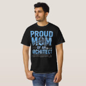 Proud Mom of an Architect T-shirt (Voorkant volledig)