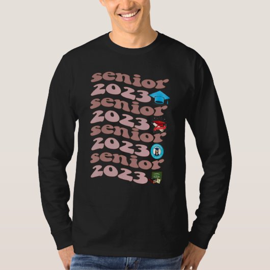 Proud Mom Senior 2023 T-shirt (Voorkant)